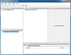 Windows System Image Manager Windows System Image Manager